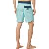 Quiksilver Men’s Standard Surfsilk Scallop 19 Boardshort Swim Trunk(Sky Blue/Blue)