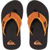 Quiksilver Monkey Abyss, Boys’ Flip Flops(Orange Black Orange Xknn)