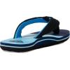 Quiksilver boys Boy’s Molokai Layback Ii Flip Flop Sandal Youth(Black/Blue/Black 233)