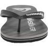 Quiksilver boys Carver Switch Youth 3 Point Sandal(Black 1)