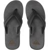 Quiksilver mens Men’s Carver Natural II Sandal Flip Flop(Charcoal)