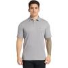 Quiksilver Mens Men’s Water Polo 2 Lightweight Quick Dry Collared Polo Shirt(Sharkskin)