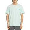 Quiksilver Men’s Regular Fit Premium Soft Cotton Tee Short Sleeve T-Shirt(Brook Green)