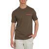 Quiksilver Men’s Regular Fit Premium Soft Cotton Tee Short Sleeve T-Shirt(Canteen)