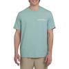 Quiksilver Men’s Regular Fit Premium Soft Cotton Tee Short Sleeve T-Shirt(Jade Grey)