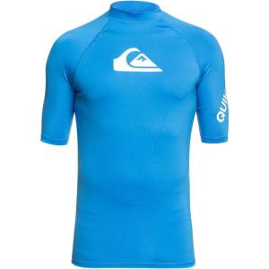 Quiksilver Men’s All Time Ss Short Sleeve Rashguard Surf Shirt(Blithe)