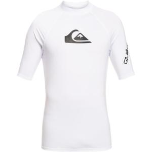 Quiksilver Men’s All Time Ss Short Sleeve Rashguard Surf Shirt(Blue)