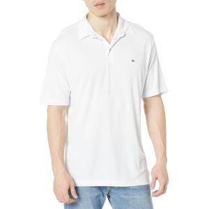 Quiksilver Mens Men’s Water Polo 2 Lightweight Quick Dry Collared Polo Shirt(White)
