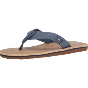 Quiksilver Men’s Molokai Abyss Cork Sandal, Blue/Brown/Blue, 6(39) M US