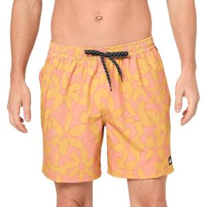 Quiksilver Men’s Quiksilver Men’s Surfsilk Mix 17 Volley Boardshort Swim Trunk(Canyon Clay 241)