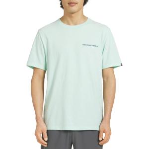 Quiksilver Men’s Regular Fit Premium Soft Cotton Tee Short Sleeve T-Shirt(Brook Green)