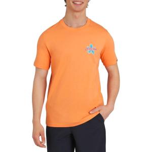 Quiksilver Men’s Regular Fit Premium Soft Cotton Tee Short Sleeve T-Shirt(Papaya)