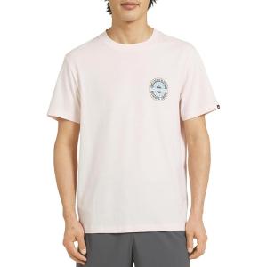 Quiksilver Men’s Regular Fit Premium Soft Cotton Tee Short Sleeve T-Shirt(Rosewater)