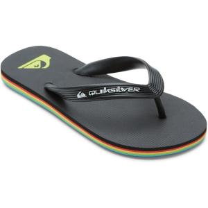 Quiksilver Unisex-Child Molokai Panel Youth 3 Point Sandal(Black 2)