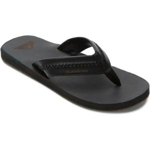 Quiksilver mens Men’s Carver Natural II Sandal Flip Flop(Charcoal)