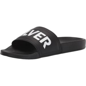 Quiksilver mens Sessions Slide(Black/White/Black)