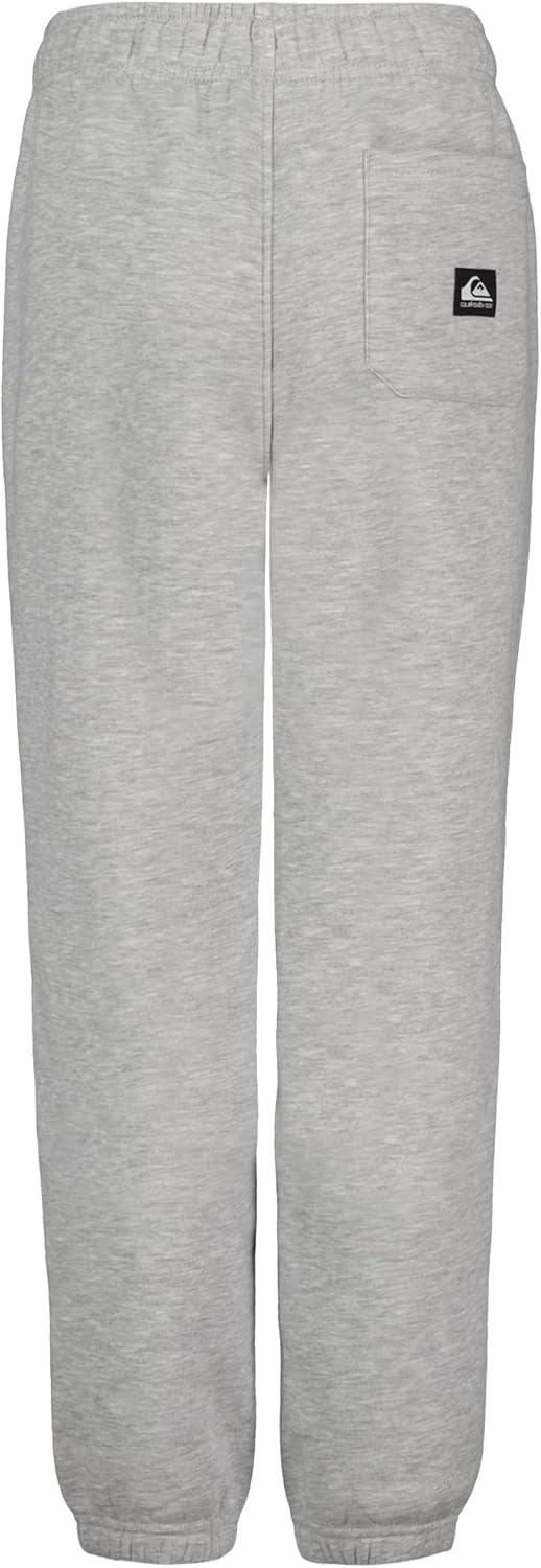 image:imageQuiksilver Boys Fleece Jogger Sweatpants with Pockets Elastic Waistband with Drawstring ClosureGrey Heather Qs