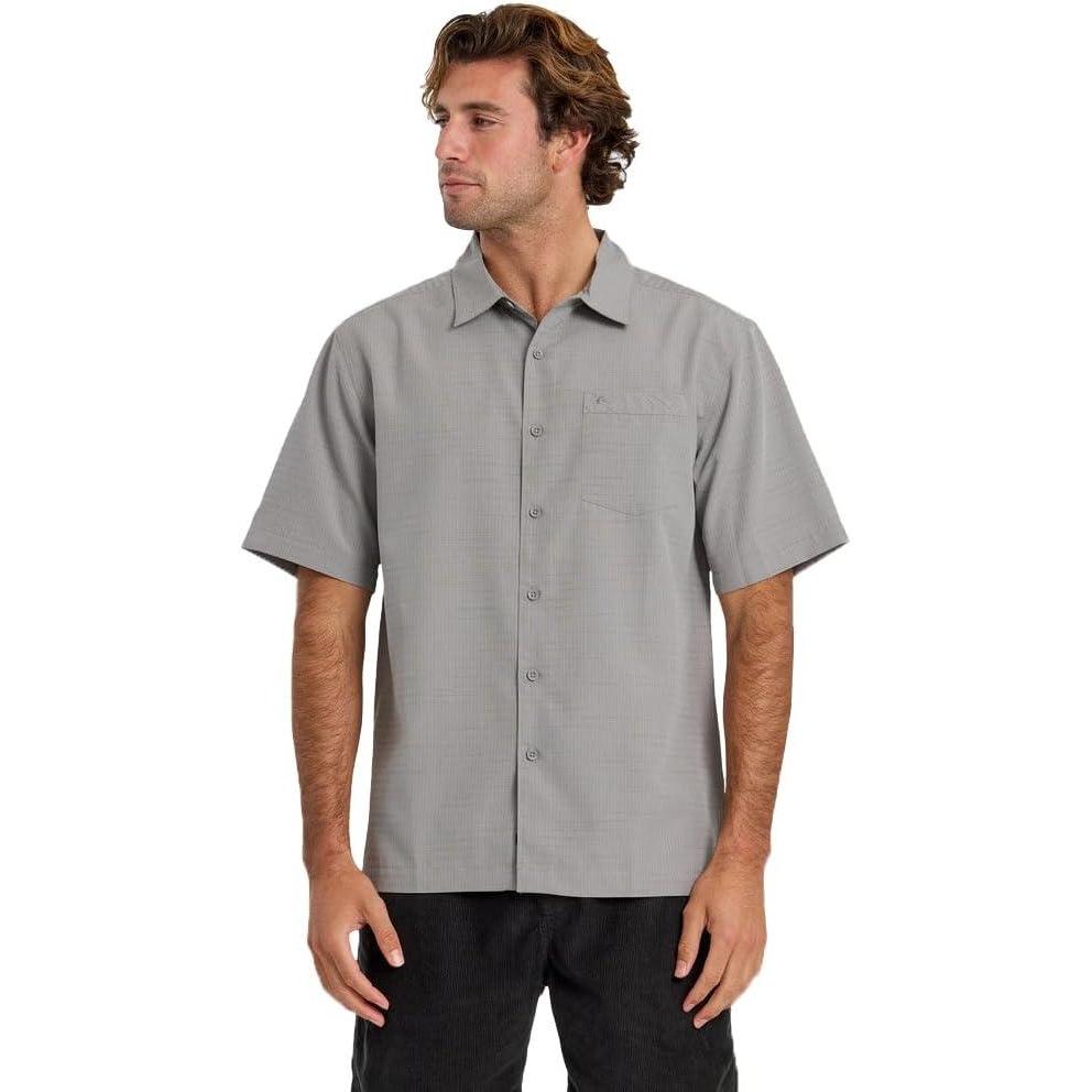 image:imageQuiksilver Mens Centinela Shirt Color Grey Size XXLarge