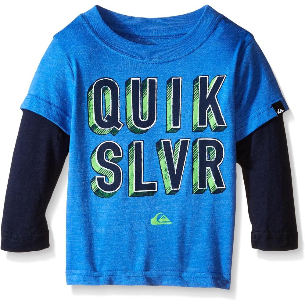 image:imageQuiksilver Baby Boys Quik Addict Long Sleeve TopVictoria Blue Heat