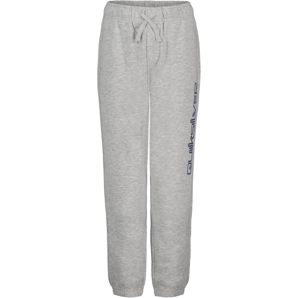image:imageQuiksilver Boys Fleece Jogger Sweatpants with Pockets Elastic Waistband with Drawstring ClosureGrey Heather Qs