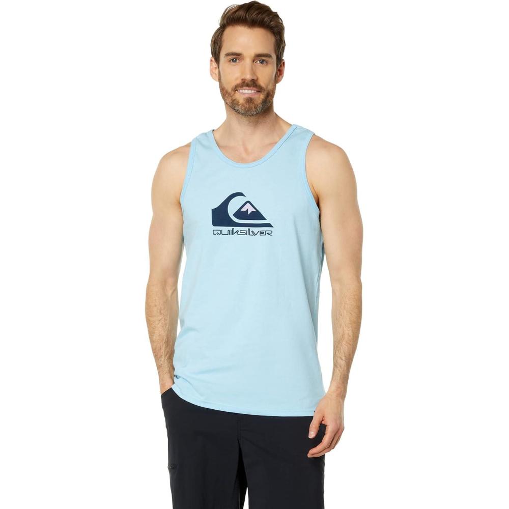 image:imageQuiksilver Mens Mens Big Logo Tank Tee ShirtSky Blue