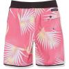 Quiksilver Boys’ Surfsilk Scallop YTH 17 Boardshort Swim Trunk(Shocking Pink)