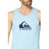 Quiksilver Men’s Men’s Big Logo Tank Tee Shirt(Sky Blue)