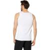 Quiksilver Men’s Men’s Big Logo Tank Tee Shirt(White)