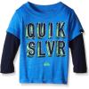 Quiksilver Baby Boys Quik Addict Long Sleeve Top(Victoria Blue Heat)