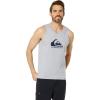 Quiksilver Men’s Men’s Big Logo Tank Tee Shirt(Athletic Heather)