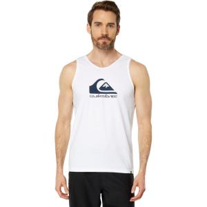 Quiksilver Men’s Men’s Big Logo Tank Tee Shirt(White)