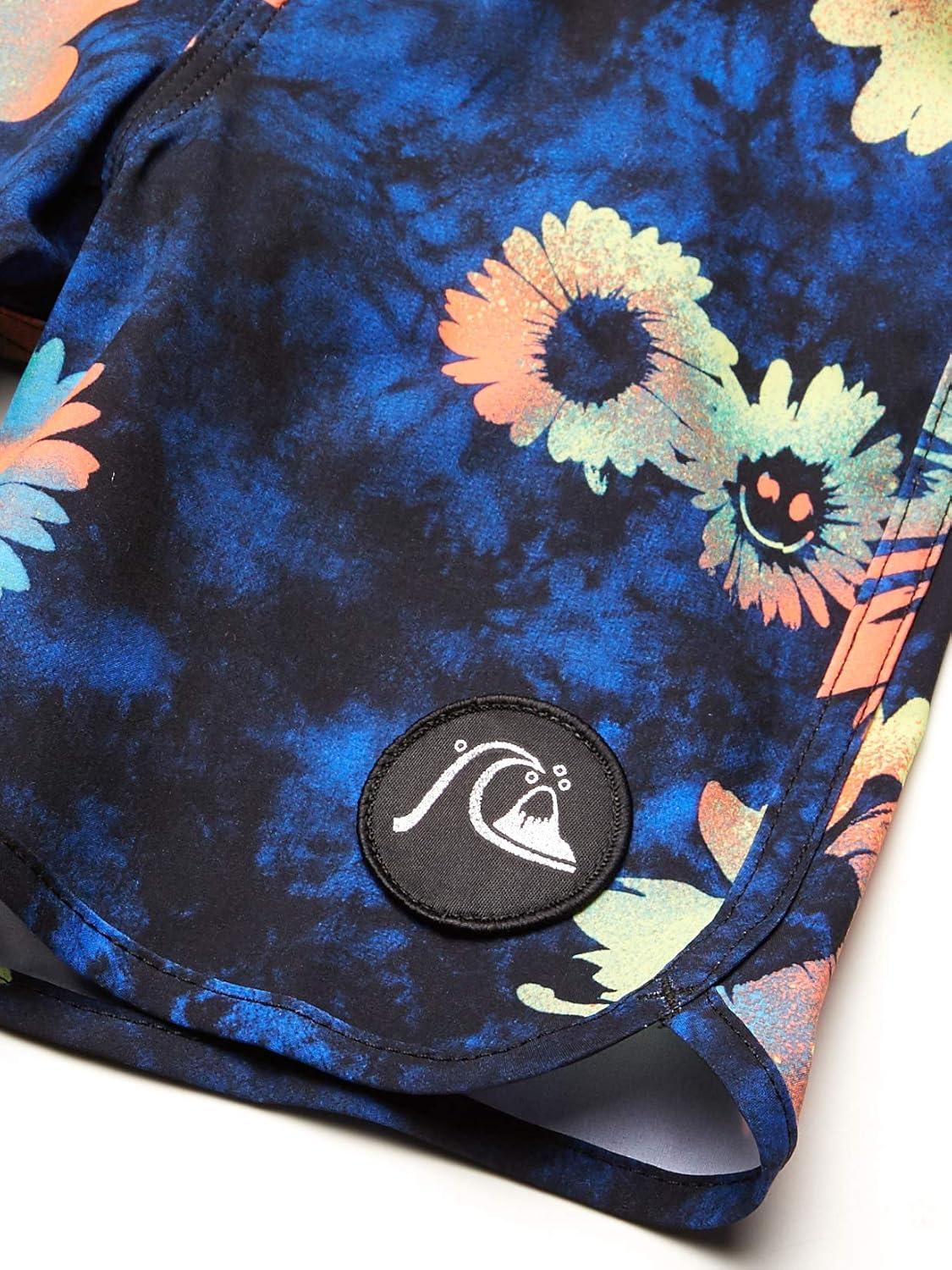 image:imageQuiksilver Boys Highline Sprayed Daisy 14 Boardshort Swim TrunkDazzling Blue