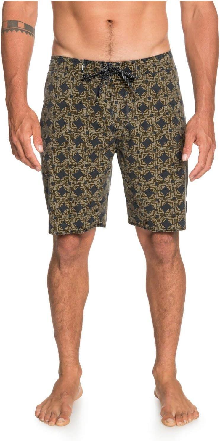 image:imageQuiksilver Mens Standard Highline Threads amp Fins 19 Boardshort Swim TrunkDull Gold