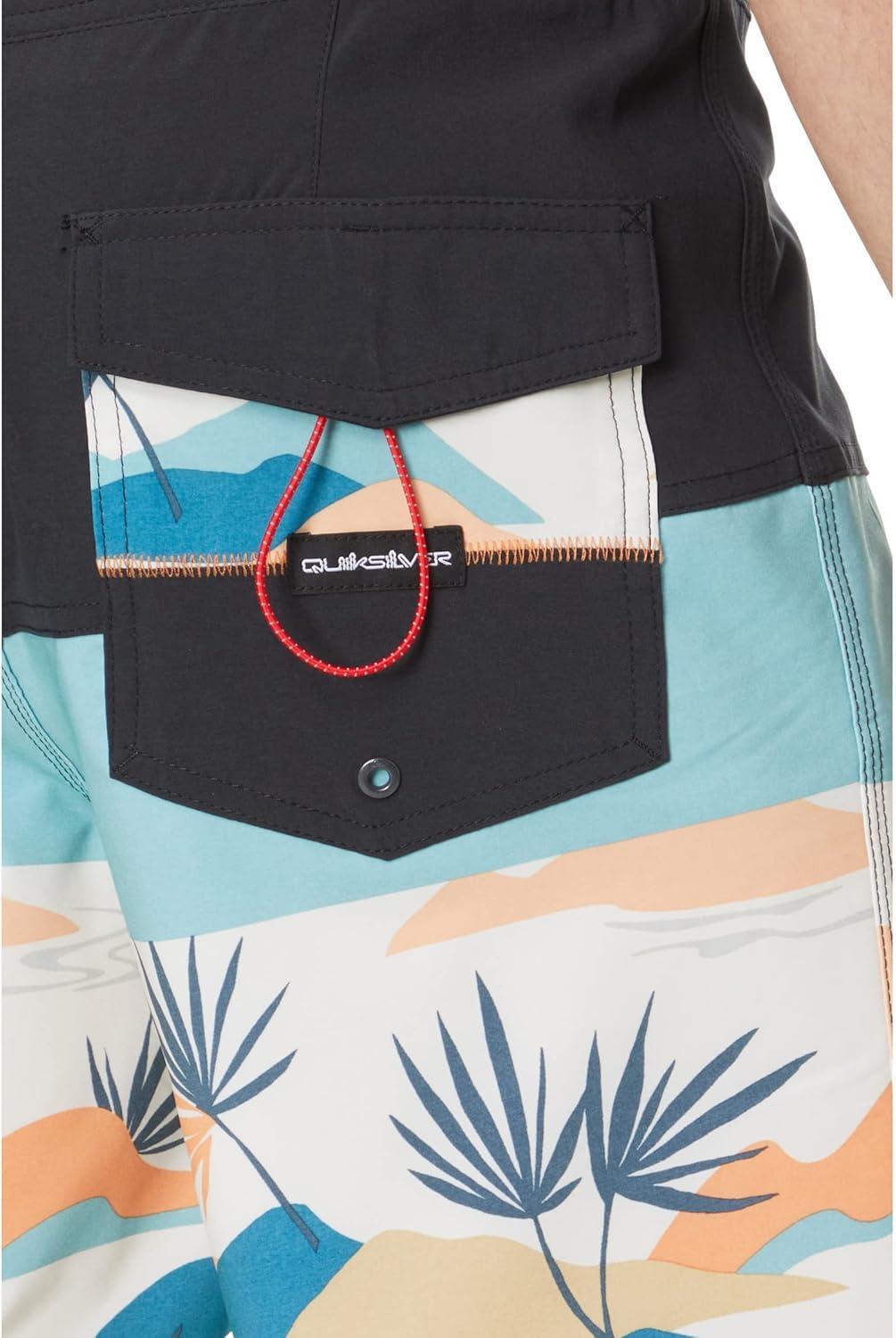 image:imageQuiksilver Mens Surfsilk Panel 20 Boardshort Swim Trunk Bathing SuitIron Gate