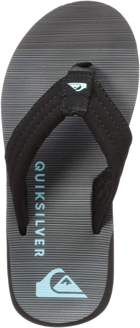 image:imageQuiksilver Youth Monkey Wrench Flip Flop Sandal Little KidBig KidBlackBlueBlack