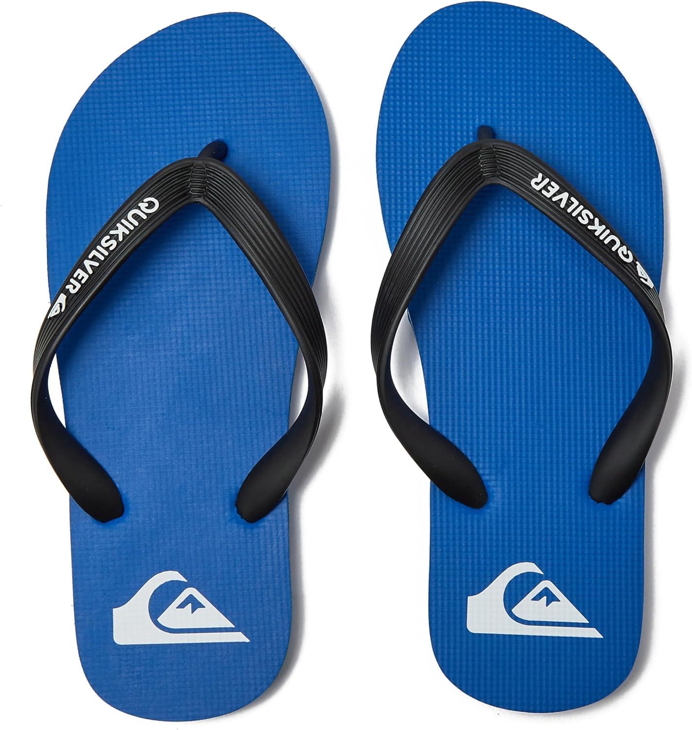 image:imageQuiksilver Youth Monkey Wrench Flip Flop Sandal Little KidBig KidBlackBlueBlack