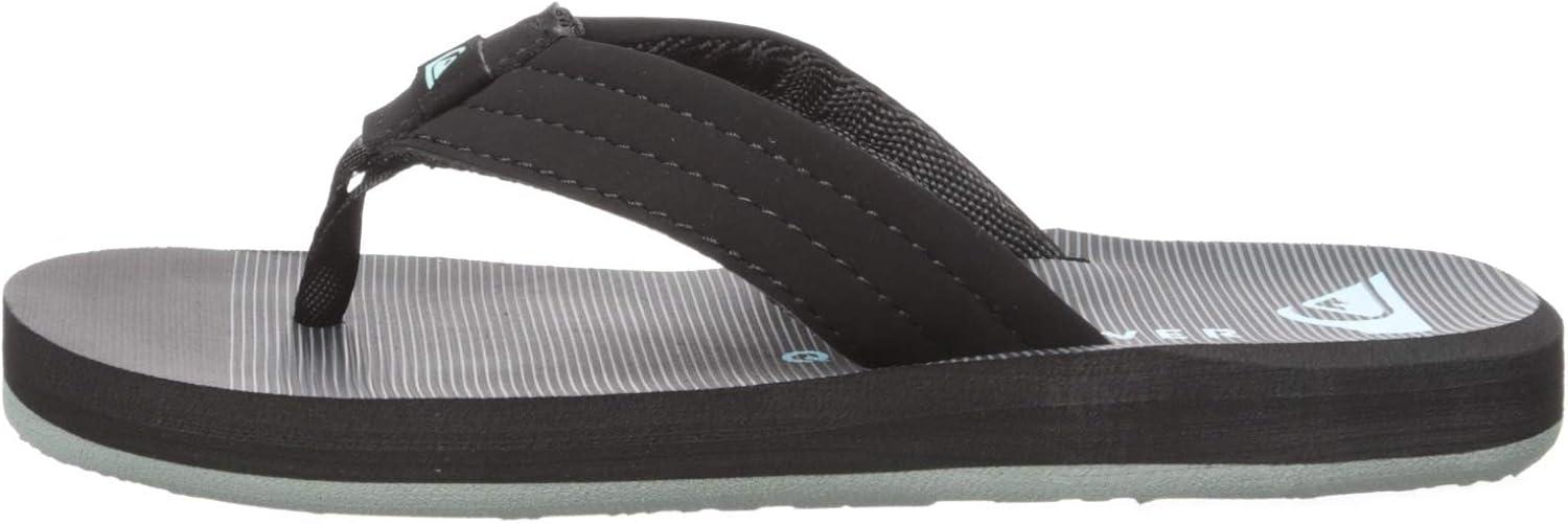 image:imageQuiksilver Youth Monkey Wrench Flip Flop Sandal Little KidBig KidBlackBlueBlack