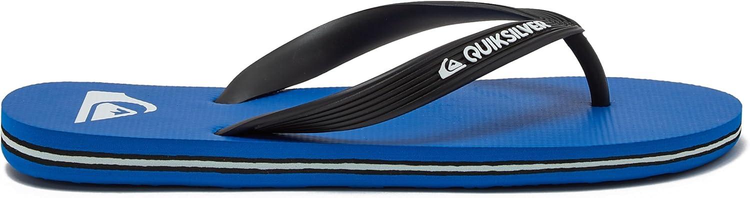 image:imageQuiksilver Youth Monkey Wrench Flip Flop Sandal Little KidBig KidBlackBlueBlack