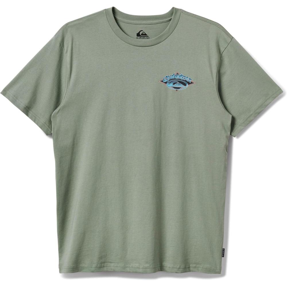 image:imageQuiksilver Mens Brushwork Mt0 Short Sleeve Graphic TShirtHerb