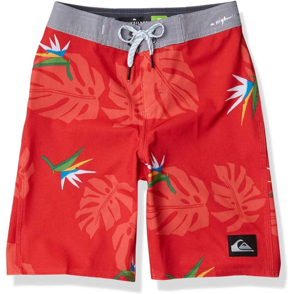 image:imageQuiksilver Boys Highline Paradise Youth 18 Boardshort Swim TrunkHibiscus