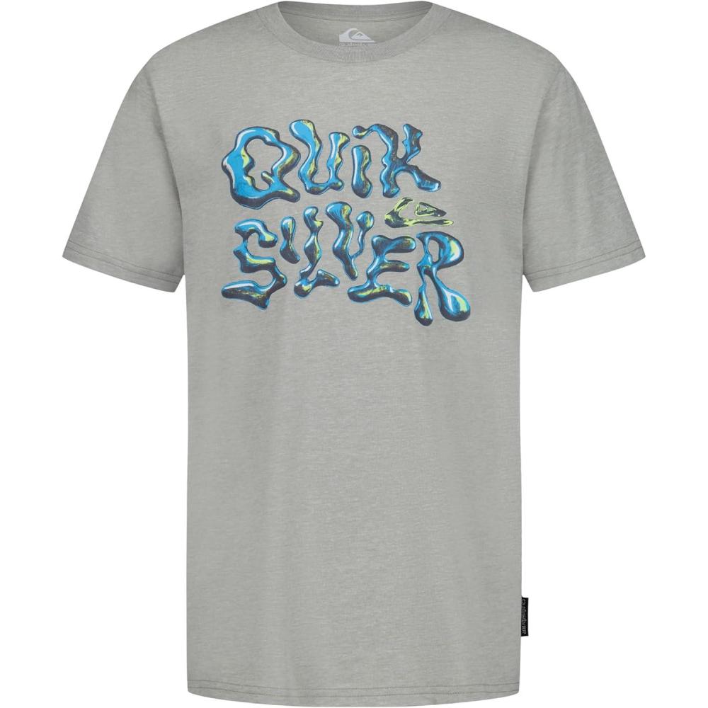 image:imageQuiksilver Boys Short Sleeve Screen Print Graphic TShirt Soft amp Comfortable Regular FitIceberg Spill