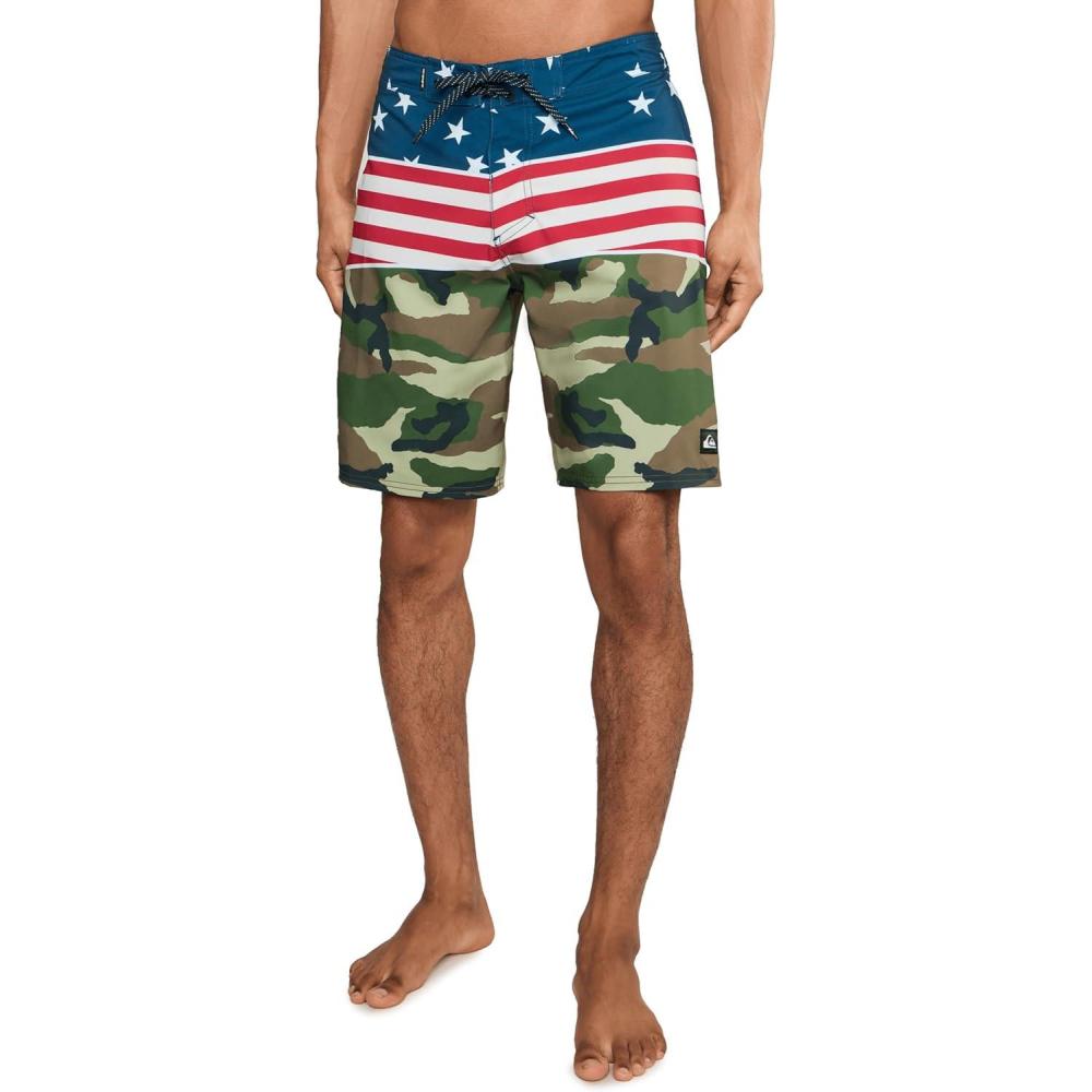 image:imageQuiksilver Mens Mens Surfsilk Panel 20 Boardshort Swim TrunkSalsa