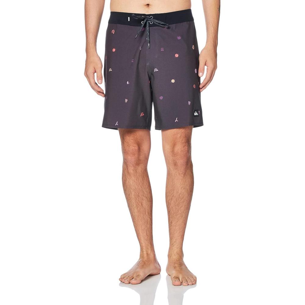 image:imageQuiksilver Mens Mens Surfsilk Qs 69 18 Boardshort Swim TrunkBoard ShortsTarmac