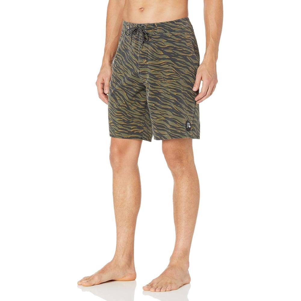 image:imageQuiksilver Mens Standard Highline Threads amp Fins 19 Boardshort Swim TrunkKalamata