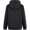 Quiksilver Boys’ Full-zip Sherpa Lined Fleece Hoodie Sweatshirt(Black)