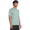 Quiksilver Men’s DNA Logo Surf Tee Shorts Sleeve Surf Tee(Jade Heather)