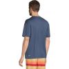 Quiksilver Men’s DNA Logo Surf Tee Shorts Sleeve Surf Tee(Navy Heather)