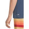Quiksilver Men’s DNA Logo Surf Tee Shorts Sleeve Surf Tee(Navy Heather)