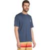 Quiksilver Men’s DNA Logo Surf Tee Shorts Sleeve Surf Tee(Navy Heather)