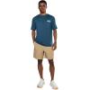 Quiksilver Men’s Everyday Graphic Short Sleeve Surf Tee(Dark Denim)